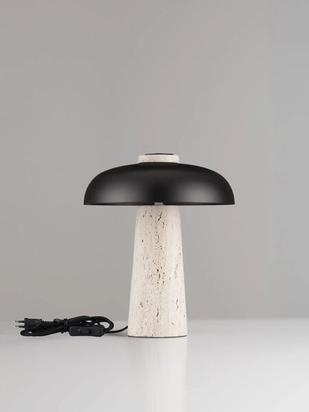 Moderná stolová lampa Lento Čierna – Černá