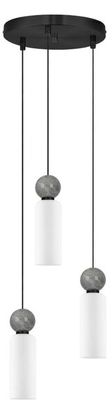LED moderný luster Filomena 25 stone – Šedá