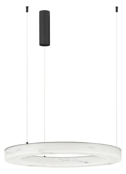 LED moderný luster Vaster Čierna A – Černá