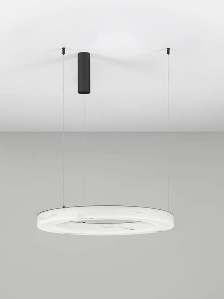 LED moderný luster Vaster Čierna A – Černá