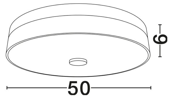 Moderné stropné svietidlo Serita 50 Zlatá