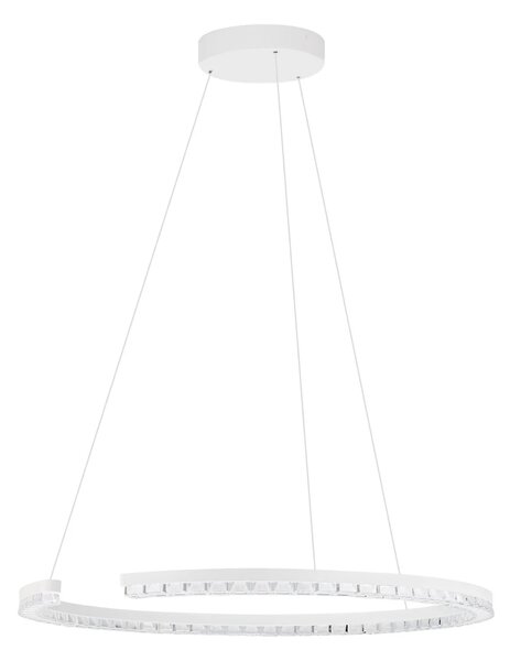 LED moderný luster Gleamy 65 Biela – Bílá