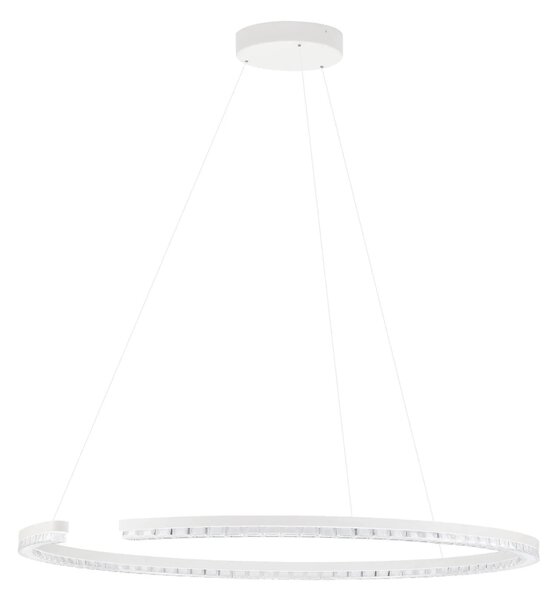 LED moderný luster Gleamy 85 Biela – Bílá
