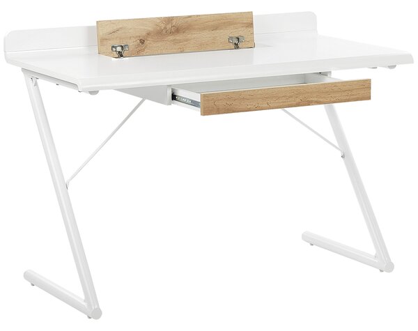 Pracovní stůl FOCUS 120 cm 60 cm se zásuvkami Bílá