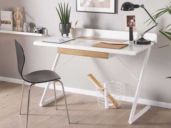 Pracovní stůl FOCUS 120 cm 60 cm se zásuvkami Bílá