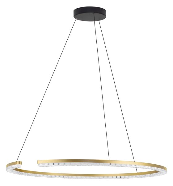 LED moderný luster Gleamy 85 Zlatá