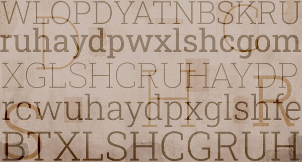 Fototapeta Textové vzory různých velikostí a stylů, Abstraktní fototapety, Populární fototapety, t00865 - Tapeko.co.cz