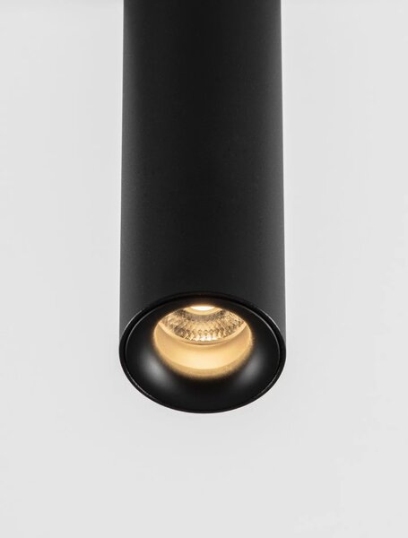 Dizajnové stropné svietidlo Luisa 15 Čierna – Černá