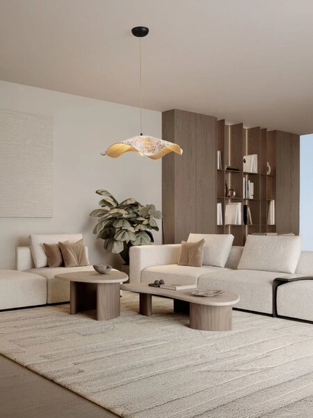 LED moderný luster Wabi 62 Biela – Bílá
