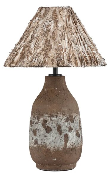Moderná stolová lampa Wabi Hnedá – Hnědá