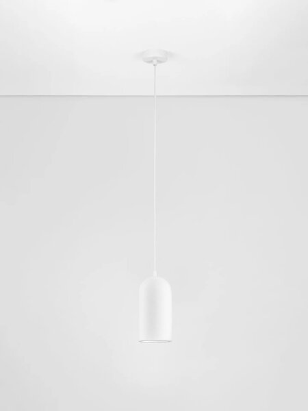 LED moderní lustr Dome bílá