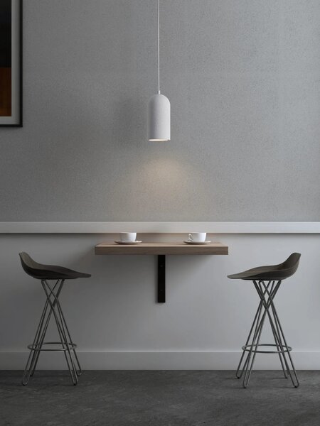 LED moderní lustr Dome bílá