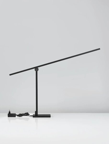 Moderná stolová lampa Tenso Čierna 17W – Černá