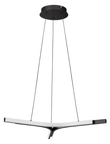 LED moderní lustr Nue černá