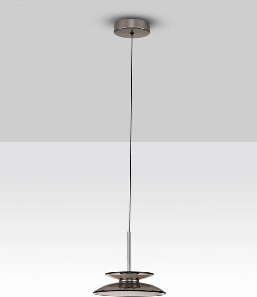 LED moderní lustr Esti hnědá