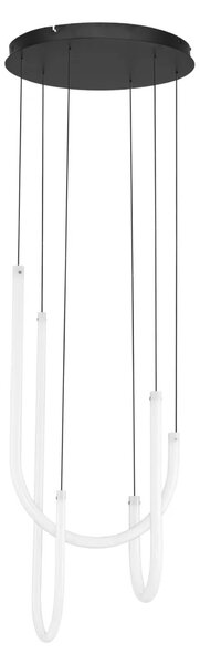 LED moderný luster Topaz 41 Čierna – Černá