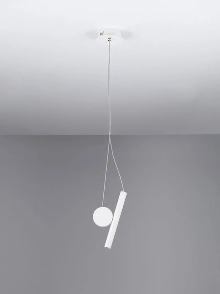 LED moderný luster Vero Biela – Bílá