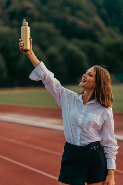 Nerezová termoska EQUA Timeless Thermo Golden 600 ml