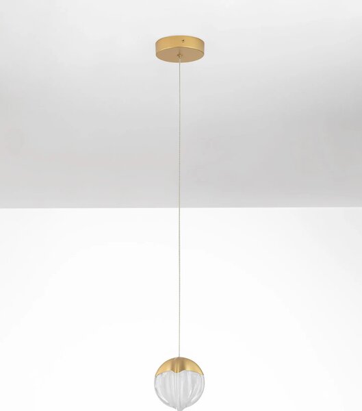 LED dizajnový luster Alicia Zlatá 1