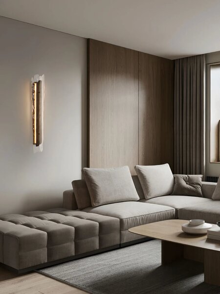 Designové nástěnné svítidlo Velar měděná