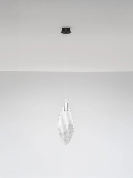 LED moderný luster Seriq 15 Čierna – Černá