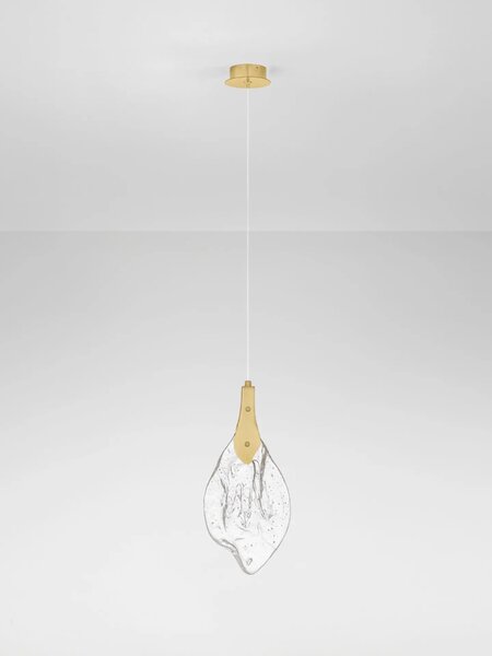 LED moderný luster Bellina 17 Zlatá