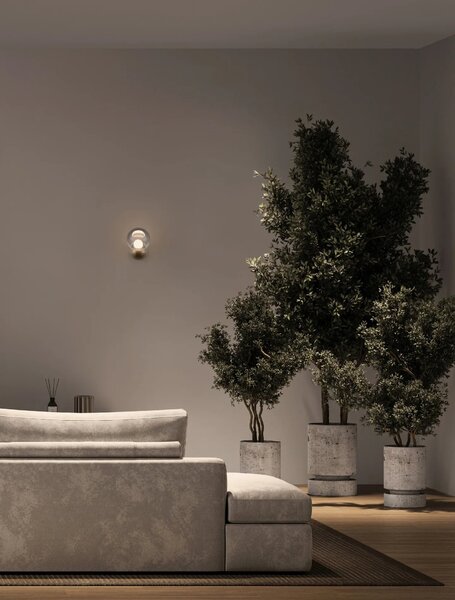 Designové nástěnné svítidlo Silenzio Kouřové