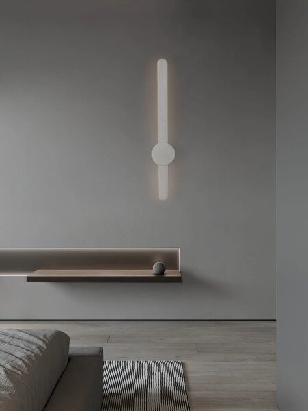 Designové nástěnné svítidlo Norei Nikel