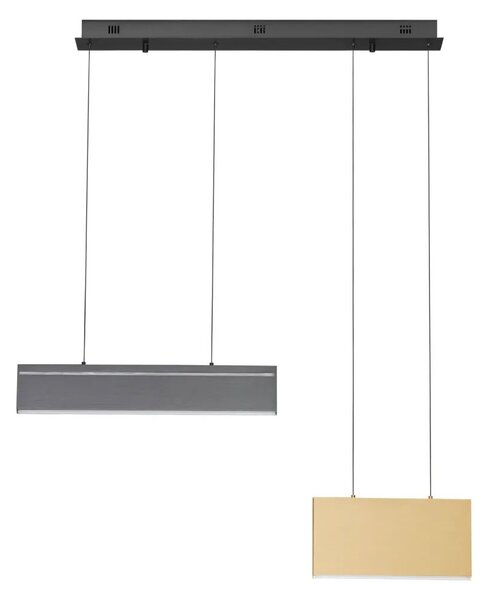 Moderní stolní lampa Aluna zlatá