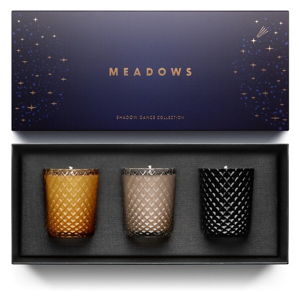 Dárková kolekce svíček Meadows – Shadow Dance 3 x 80 g