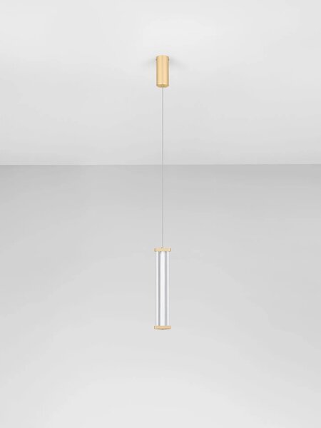 LED dizajnový luster Pheme 1 Zlatá 2700K