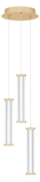 LED dizajnový luster Pheme 3 Zlatá 3000K