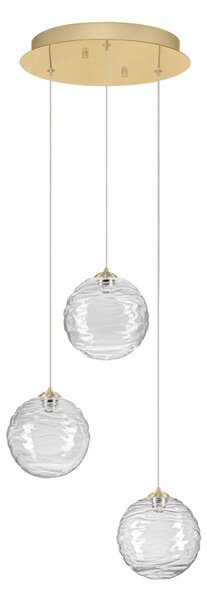 LED moderný luster Blazik Zlatá A 12W