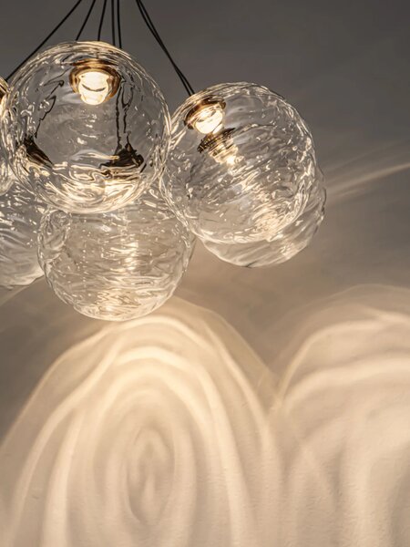 LED moderný luster Blazik Zlatá 42 B