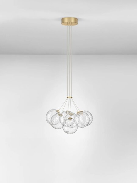 LED moderný luster Blazik Zlatá 42 B