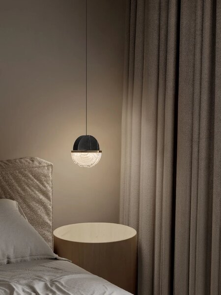 Dizajnový LED luster Dorin 7W A – Černá