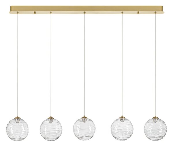 LED moderný luster Blazik Zlatá 100 A