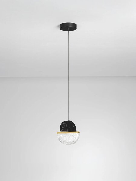 Dizajnový LED luster Dorin 7W A – Černá