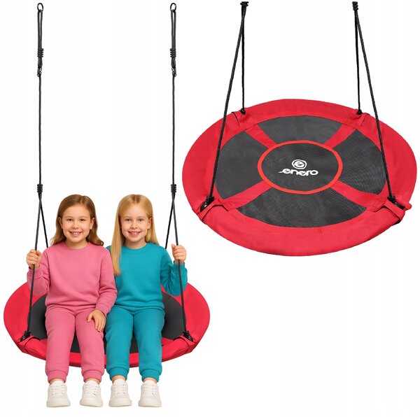 Zahradní houpačka Bocení hnízdo 110CM XXXL červená Enero
