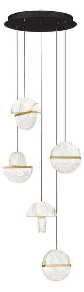 Dizajnový LED luster Dorin 30W A – Bílá