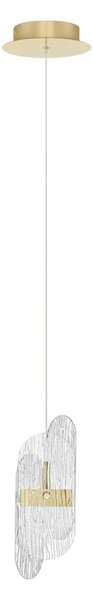 LED minimalistický luster Lucien 1 Zlatá 2700K