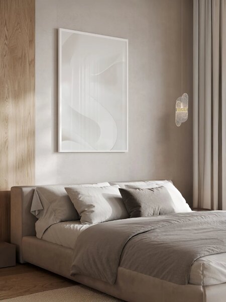 LED minimalistický luster Lucien 1 Zlatá 2700K