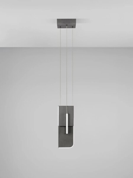 Moderný LED luster Totem 11W A – Šedá