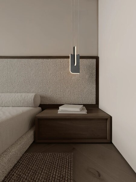 Moderný LED luster Totem 9W A – Šedá