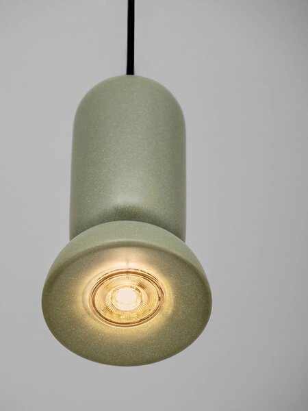 LED moderný luster Parlo Zelená