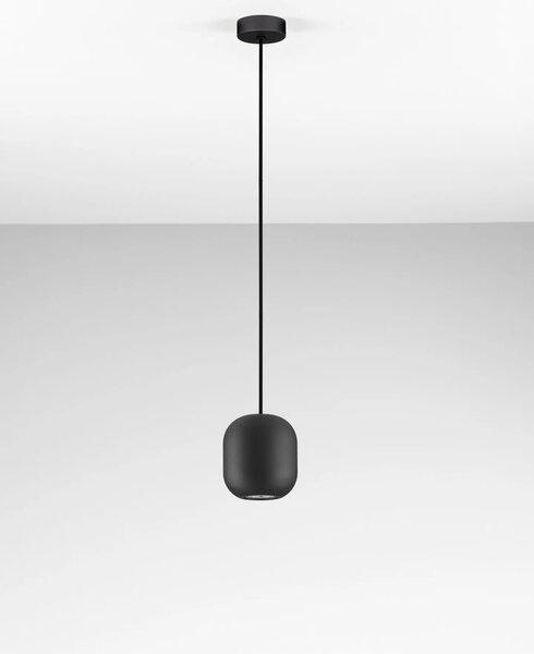LED moderný luster Marlin 1 Čierna – Černá