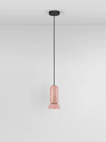 LED moderný luster Parlo Ružová – Růžová