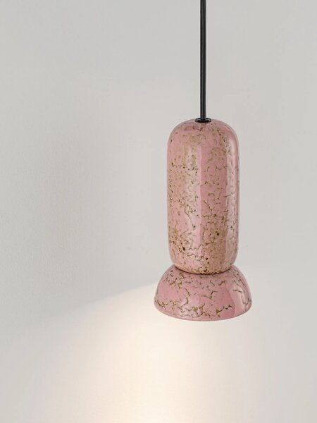 LED moderný luster Parlo Ružová – Růžová