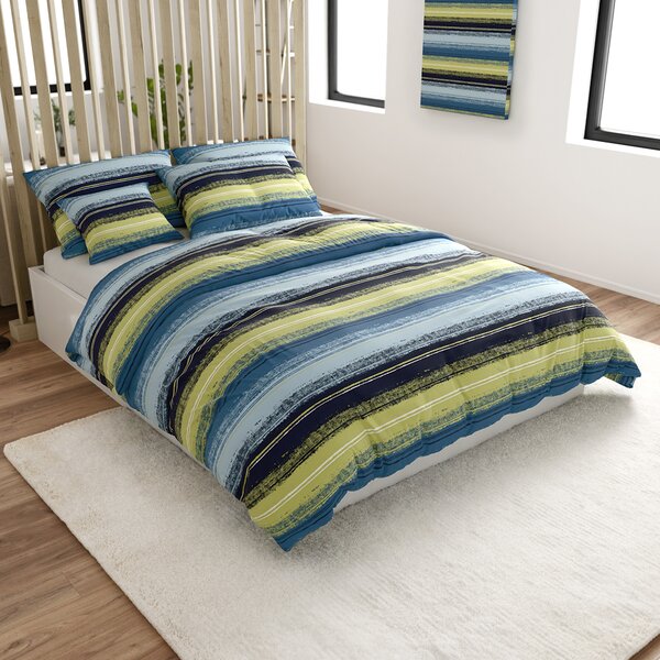 Povlečení z mikrovlákna BLUE STRIPES modré Rozměr povlečení: 70 x 90 cm | 140 x 200 cm