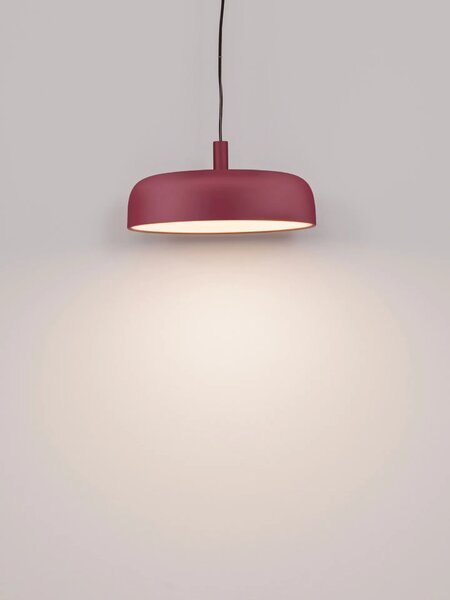 LED moderný luster Noelia Smotanová 2700K – Červená